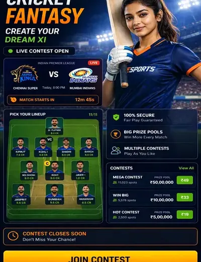 RS9 (rs 9) fantasy cricket & matchday visual 3